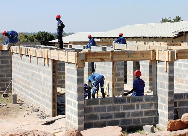 Avdhoot Construction site team at work